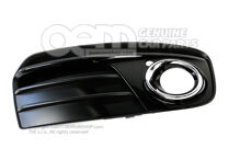 Légvezető rács szatén fekete/króm 8R0807682J BJI Légvezető rács szatén fekete/króm 8R0807682J BJI