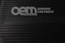 1 szett lábszőnyeg (gumi) szatén fekete 4F2061501  041 (5)