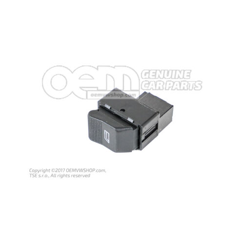 Switch for electric window regulator satin black