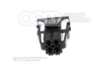 Lapos érintkezőház érintkezőreteszelő mechanizmussal, csatlakozóelem üléskeret kábelköteg 1J0971974 (2)