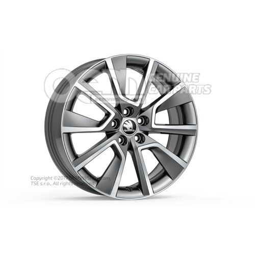 Alumínium felni antracit metál (szürke) 5E0071498P HA7