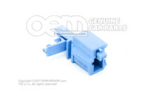 Lapos csatlakozó ház érintkező reteszelő mechanizmussal csatlakozó darab szíjretesszel 1T0973332 (1)