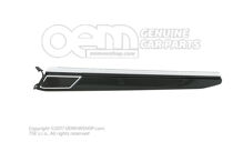 Díszléc ajtókárpitos panelhez Fekete/alumínium 760867419B PGE