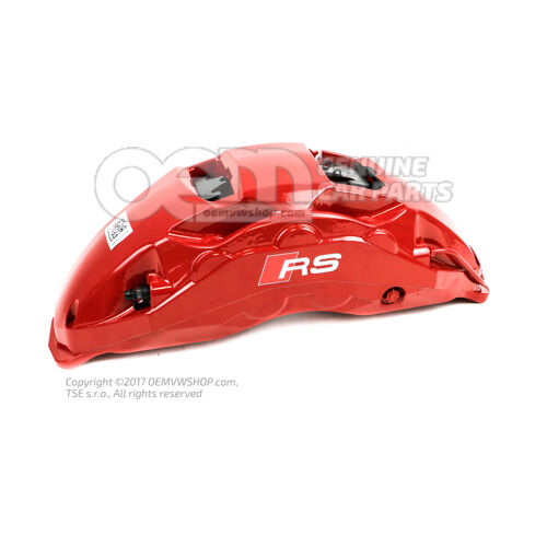 Audi RSQ8 red calliper without brake pads size 420x40mm left