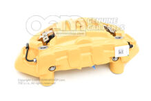 4J3615124C Audi e-tron GT sárga féknyereg fékbetét nélkül, 410x38mm méret, jobb első 4J3615124AB (2)