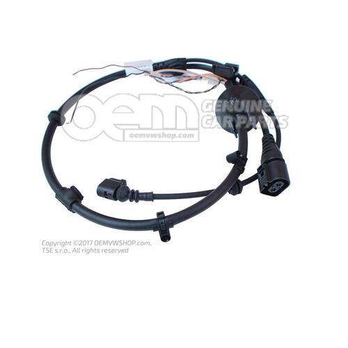 Vezetékkészlet sebességérzékelőhöz és elektromechanikus rögzítőfékhez 4F0972254F