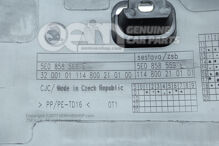 Kormányoszlop kárpitozás Szatén fekete 5E0858559H 9B9 (2)