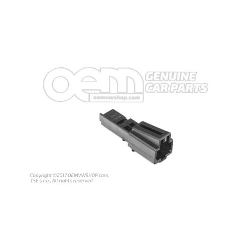 Lapos csatlakozóház érintkezőreteszelő mechanizmussal 8W0972575