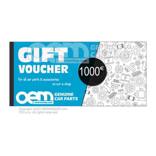oemVWshop Ajándékkártya - 100 € OEM02252250