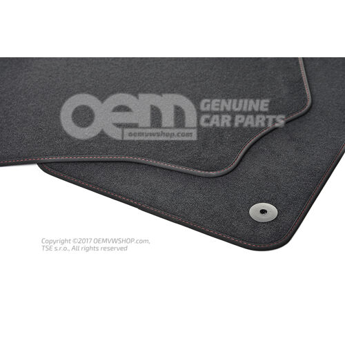 1 garnitúra lábtörlő (textil) Skoda Citigo 1S 1ST061404L