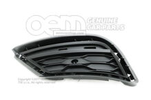 A lökhárító burkolata parkolórásegítővel szerelt járművekhez Szatén fekete 2GA807012A 9B9