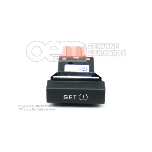 Nyomd meg a gombot a guminyomás ellenőrző rendszerhez fekete/fehér Skoda Octavia 1Z 1Z0927127C REH