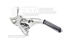 Fékkar fekete/világos króm 5E0711301C XWI