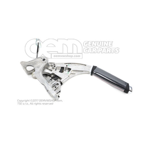 Fékkar fekete/világos króm 5E0711301C XWI