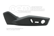 Díszlap az üléskeret szablyához (fekete) 4K0881326D 4PK