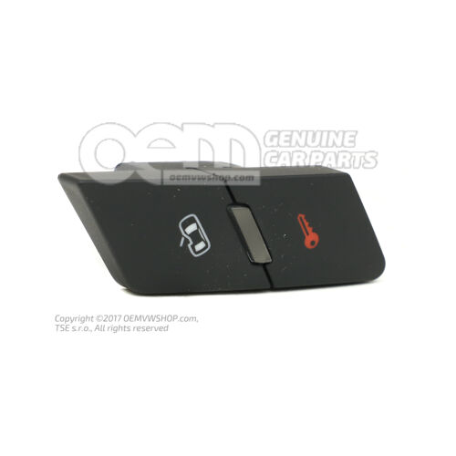 Biztonsági kapcsoló a központi zár rendszer lélekhez (fekete) 4F1962107  5PR