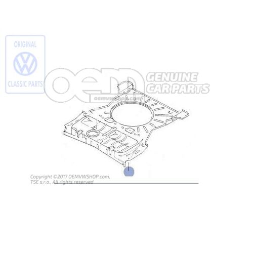 Csomagtartó padlólemez Volkswagen Scirocco 53 533813115