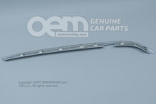 Díszléc ajtókárpitos panelhez szatén fekete/galvano/ magasfényű króm Skoda Superb 3U 3U5867460J K98 (1)