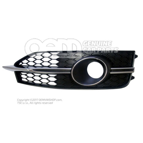 Rács szatén fekete Audi A7 Sportback 4G 4G8807681E 9B9