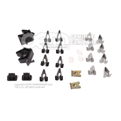 1 szett rögzítőelemek 1J0898617