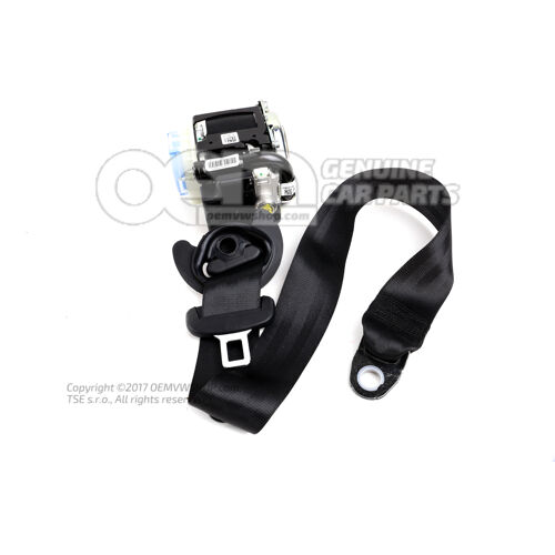 Hárompontos automata ülés fekete Audi Q5 80 80A857705  V04