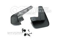 1 szett sárvédő (bal és jobb) fekete (szemcsés) 5NA075111