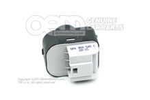 Elektromosan állítható és fűthető külső tükrök kapcsolója szatén fekete 5P0959565C 9B9 (1)