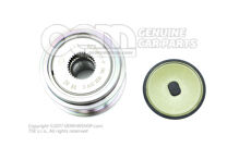 Leválasztó szíjtárcsa szabadonfutóval és sapkával 06L903219C