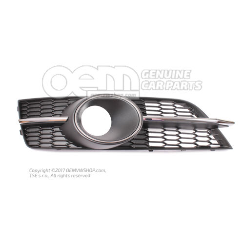 Rács szatén fekete Audi A7 Sportback 4G 4G8807647J 9B9