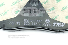 1 készlet: fékbetétek kopásjelzővel tárcsafékhez 3C0698151L (2)