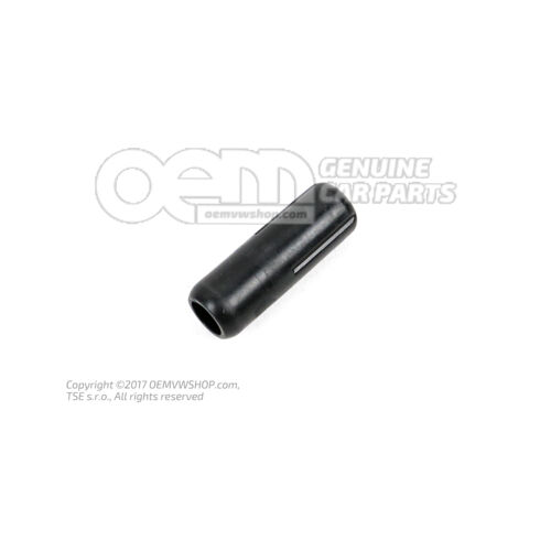 Szatén fekete rögzítőgomb 6Q0837187  9B9